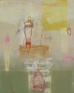Icarus Reborn  mixed media on canvas  60 x 48  $7700  2012