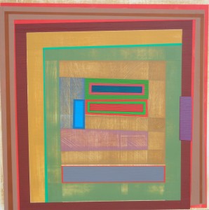 GB Fragment II (Corduroy) mixed media on canvas 24 x 24 $2400 2016
