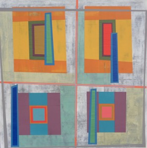 GB Fragment IV (Corduroy) mixed media on canvas 24 x 24 $2400 2016